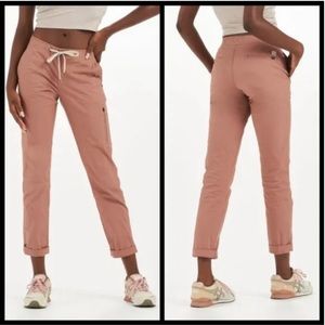 Vuori Womens Ripstop Pants Medium Pink VW401 Zip Pockets with  Drawstring
